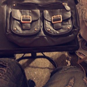 Smaller Black Leather women’s hand bag